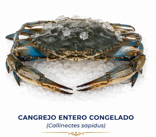 Cangrejo Entero congelado